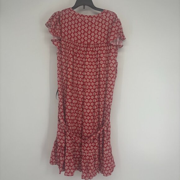 Nautica Women' Siesta Key Beach Printed Popover Dress Samba Multi Size Large NWT - Picture 3 of 5